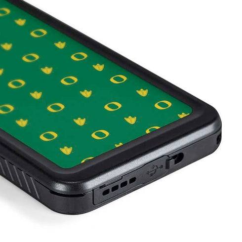 University of Oregon Pattern Galaxy S24 Waterproof Case